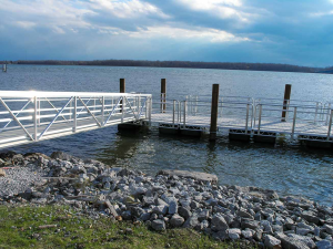 Dock Installation Lake Kegonsa JD Hellenbrand Stoughton WI