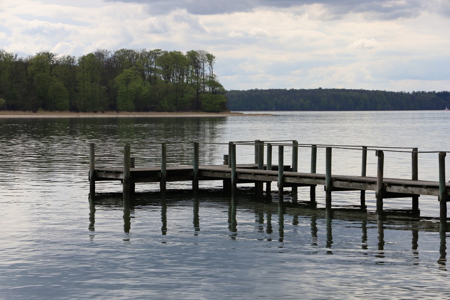 wooden dock aluminum dock Wisconsin lake shoreline